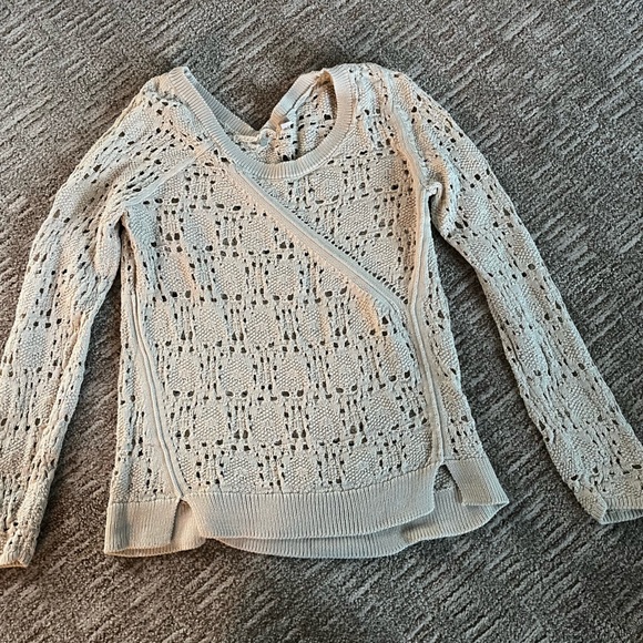 Soft crocheted pullover sweater. - Picture 2 of 5